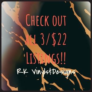 Check Out All 3/$22 Listings!